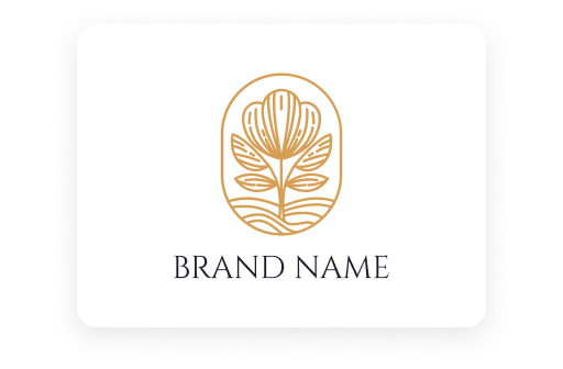 gold flower logo
