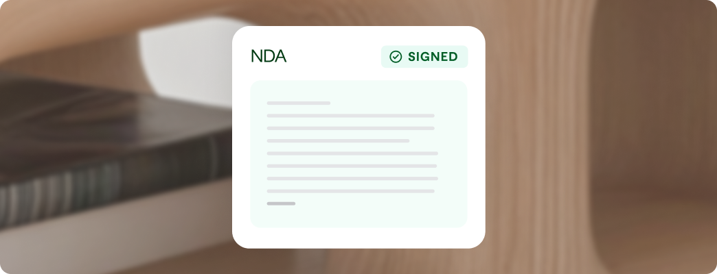 Receive the signed agreement, and you’re ready to get started 