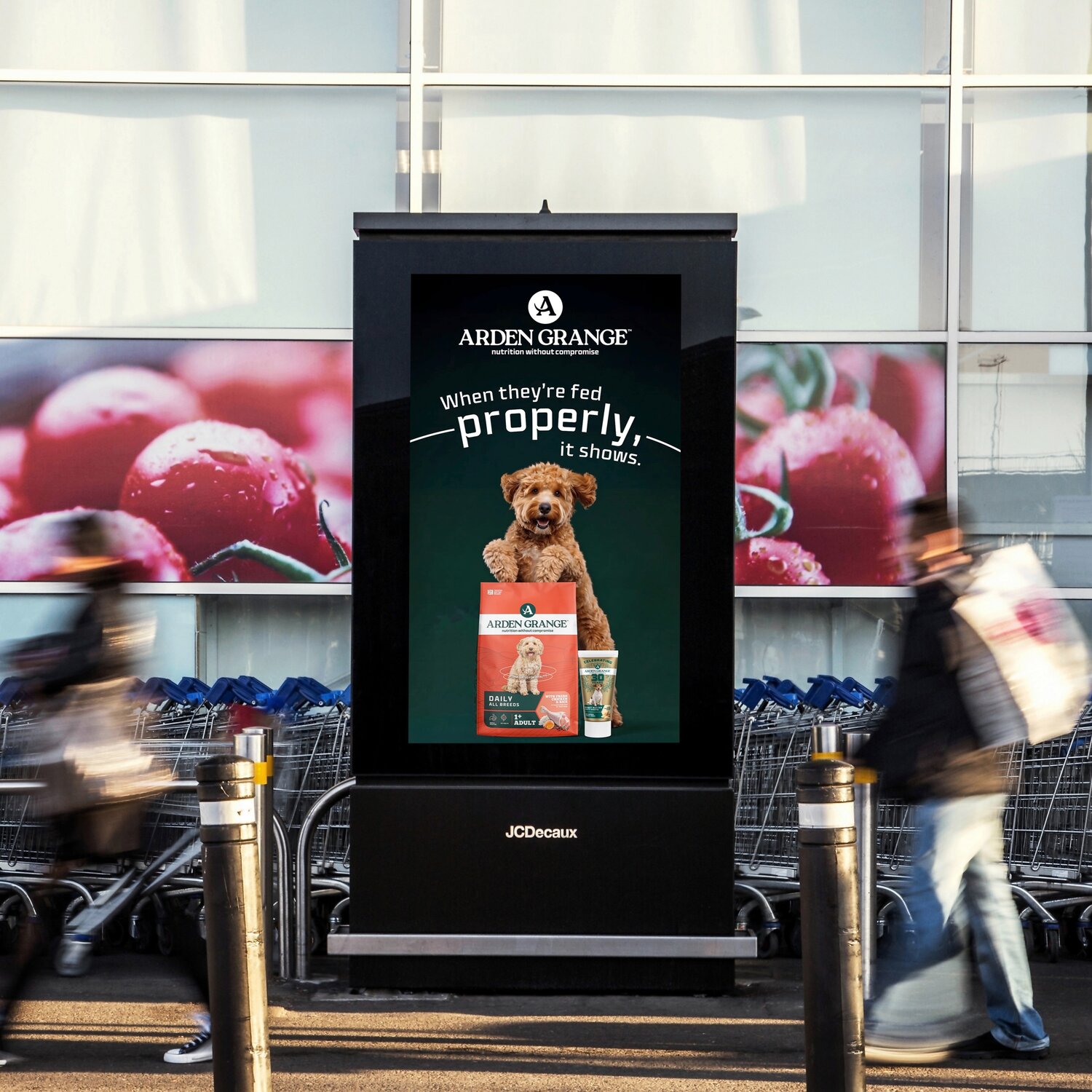 more audience per screen* across Supermarkets