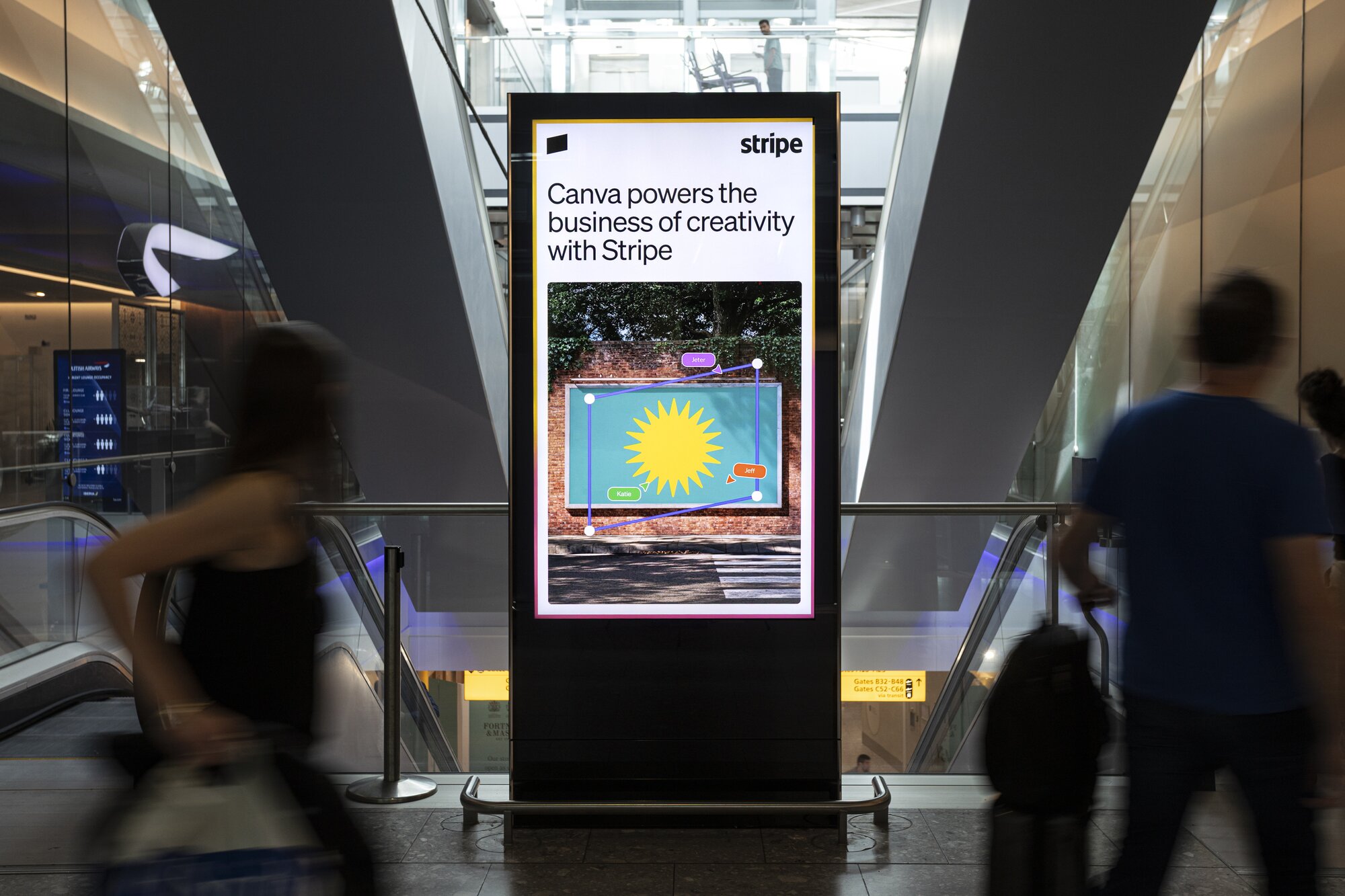 uplift in message recall on the full-journey route vs control                                                      