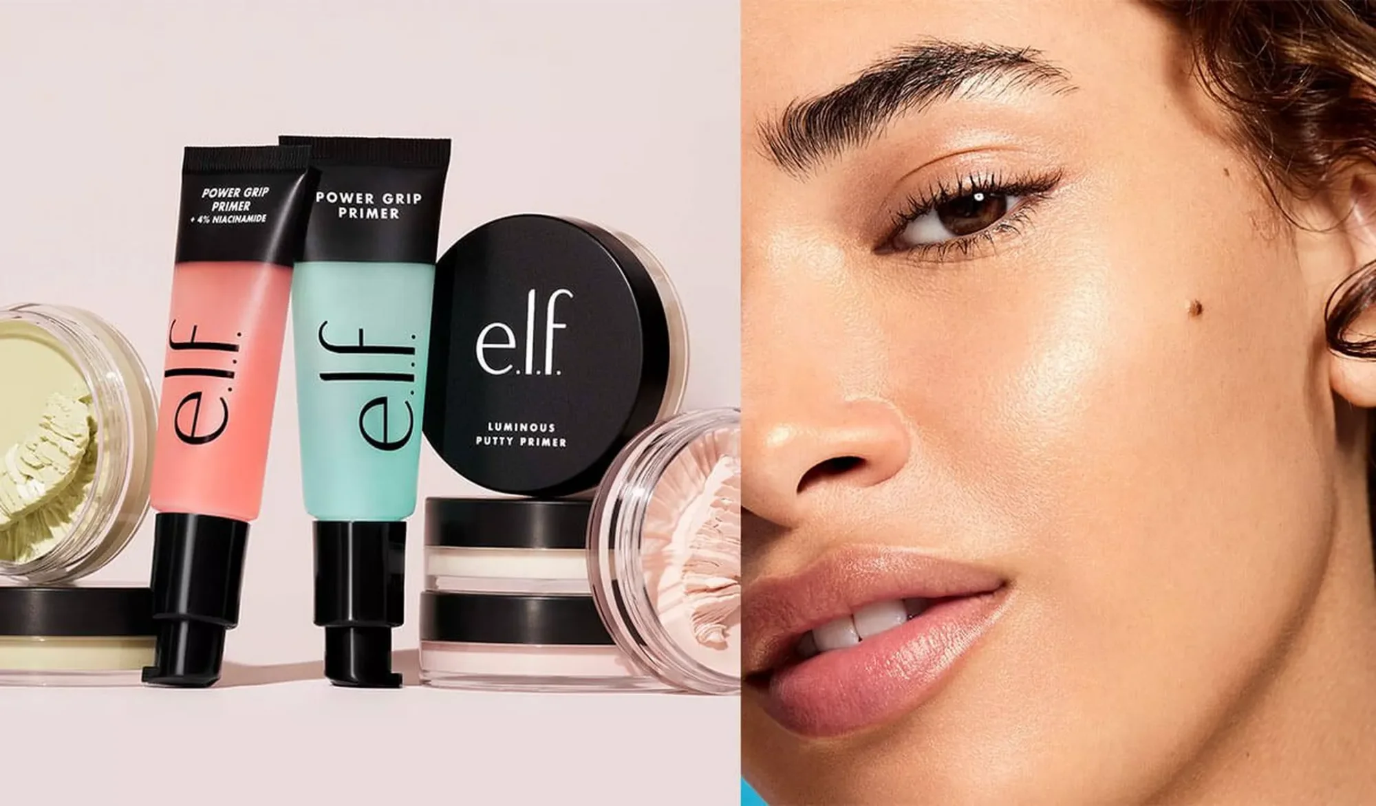 Model Applying Skin Tint