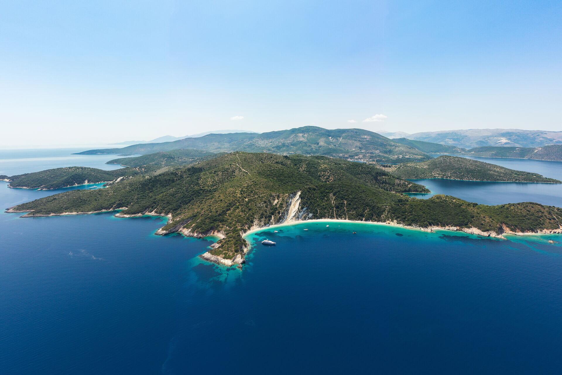 Ithaca, one of the Ionian Islands off the west coast of Greece.
