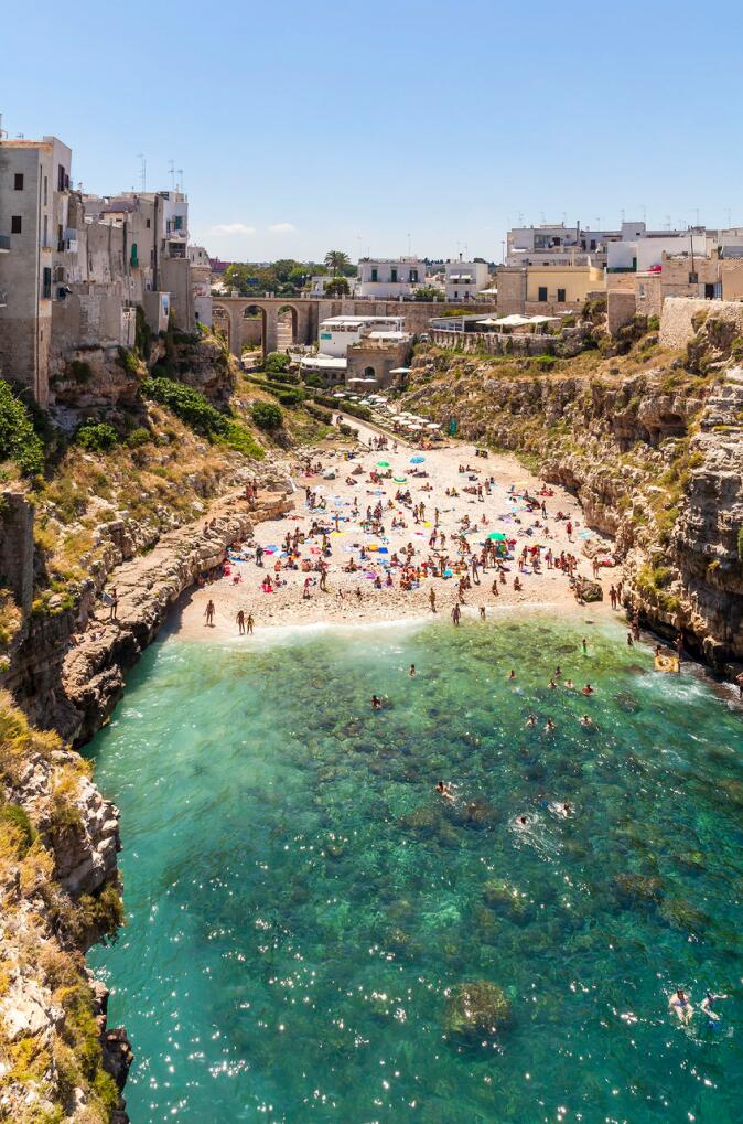 Polignano a Mare beach, Bari, Puglia