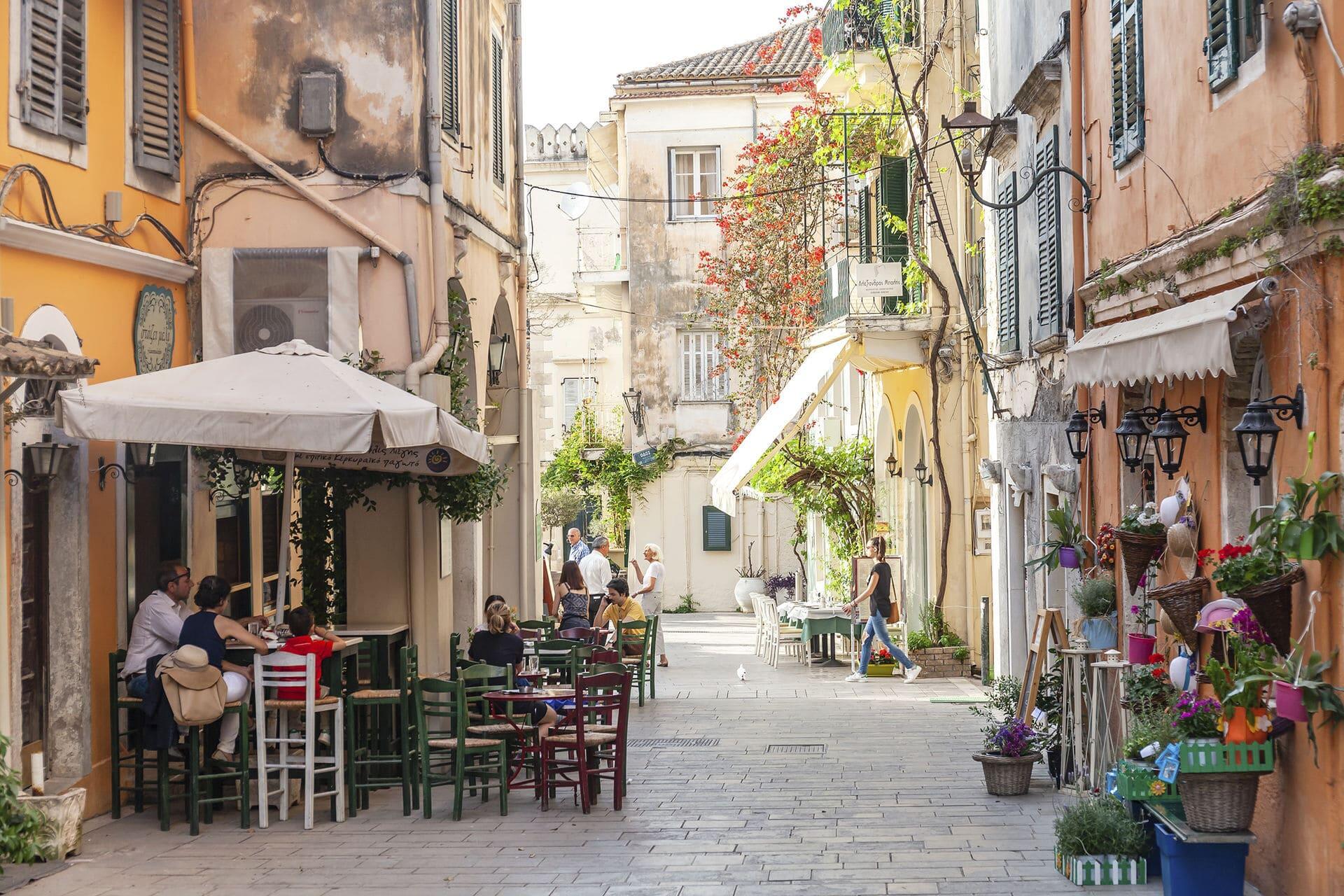 Corfu town 