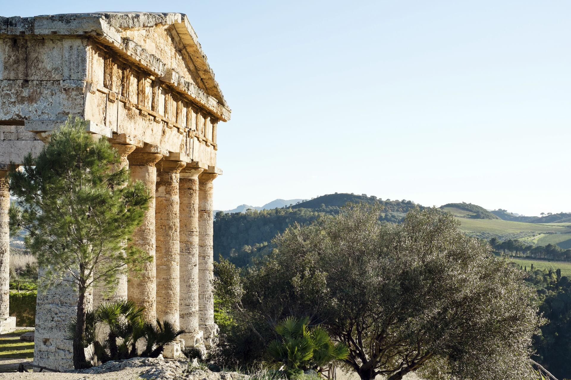 The serene Temple of Segesta.