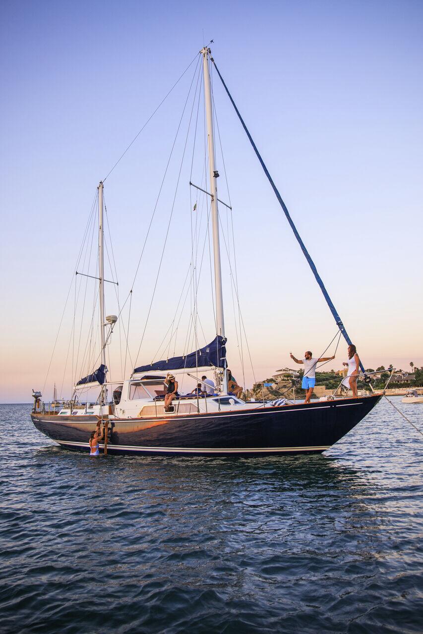 Boat charter near Syracuse, Sicily