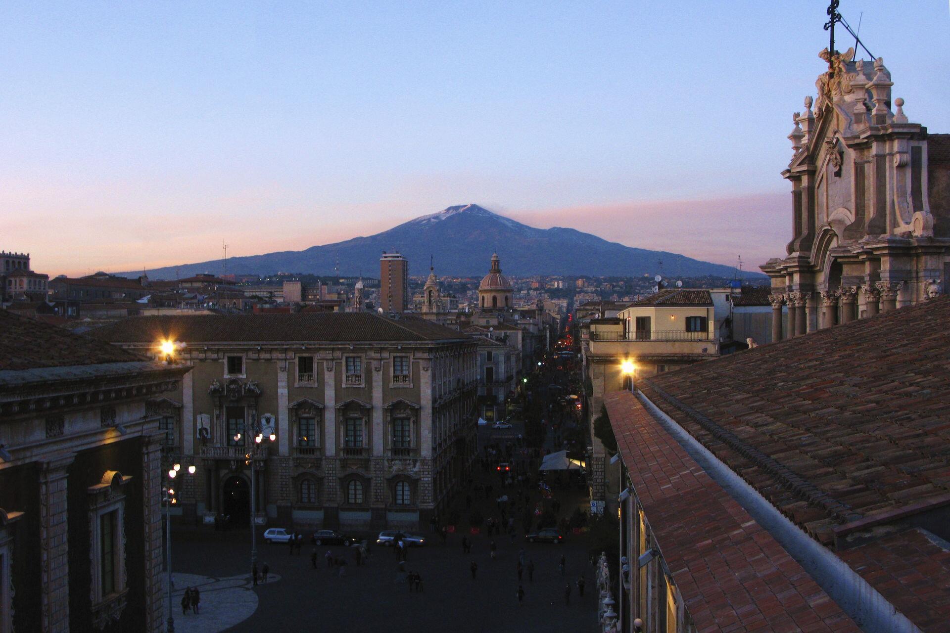 Catania's history is inextricably linked to Mount Etna.