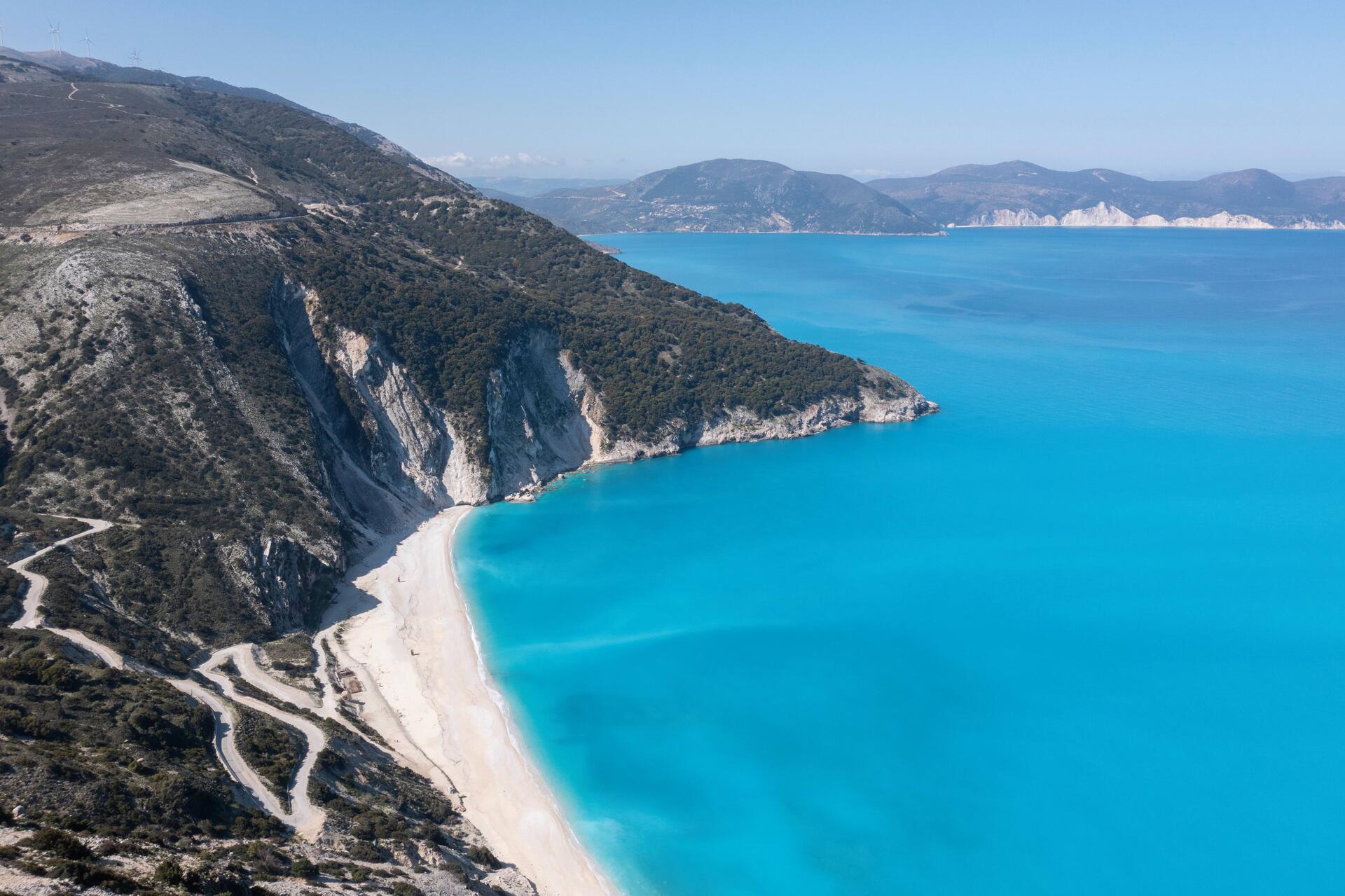 Myrtos beach kefalonia