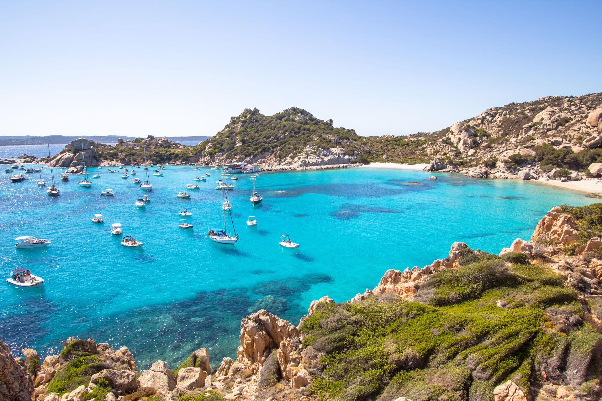 Cala Corsara beach, La Maddalena, Sardinia