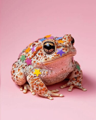 Pamela Carvalho Glitter Frog Tattoo