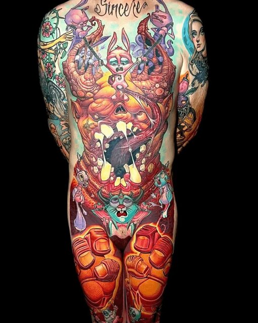 Jesse Smith Colorful Chest piece 
