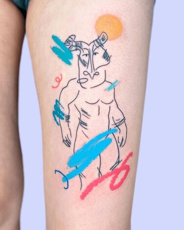 Joana Ntp Colorful Tattoo