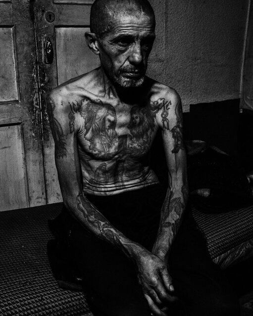 Heavily Tattooed Man