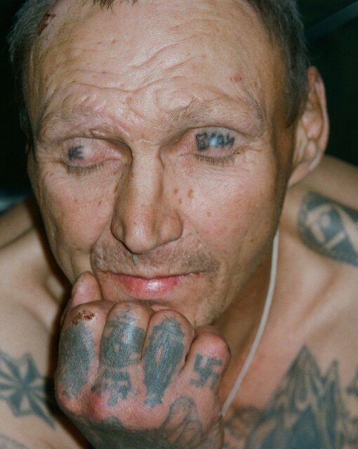 Tattooed criminal - eyelids