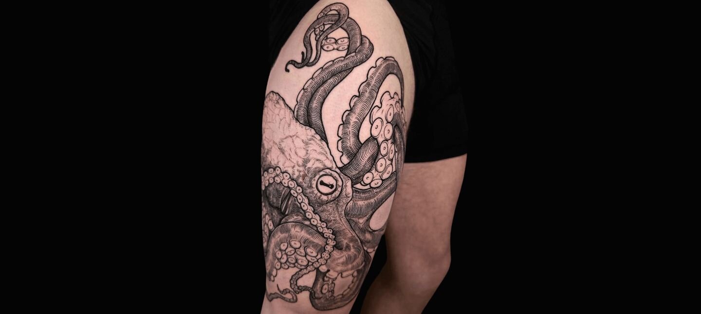 Landon Morgan Tattoo Design on Thigh