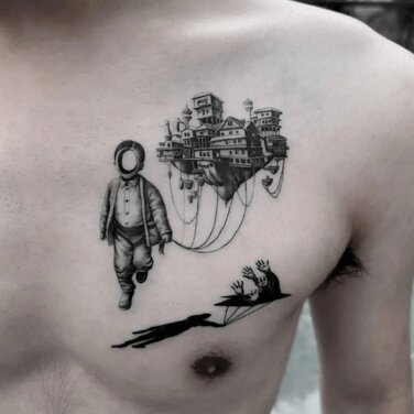 Snuffy Surrealism Tattoo