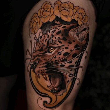 Krish Trece Neo-Traditional Tattoo