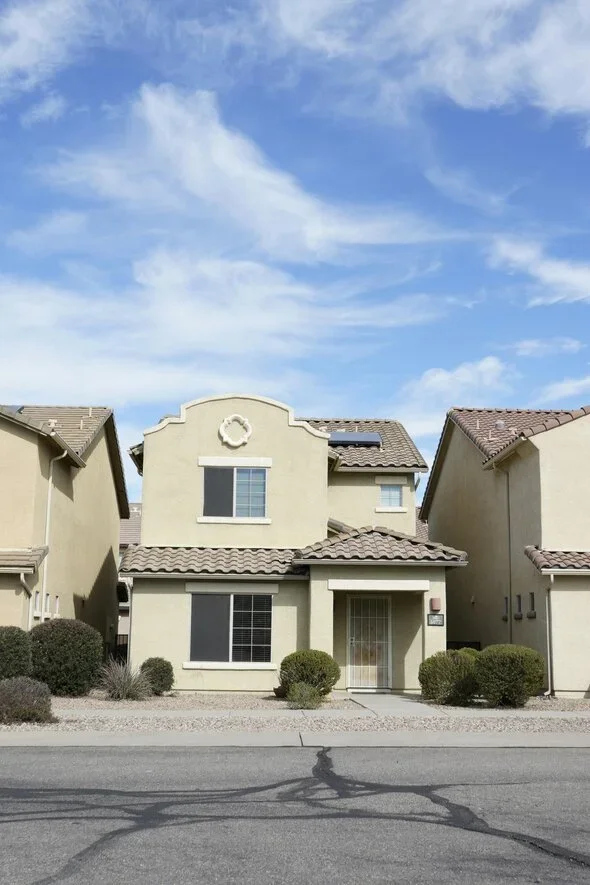 Single-family home in Arizona, representing property division considerations during a divorce.