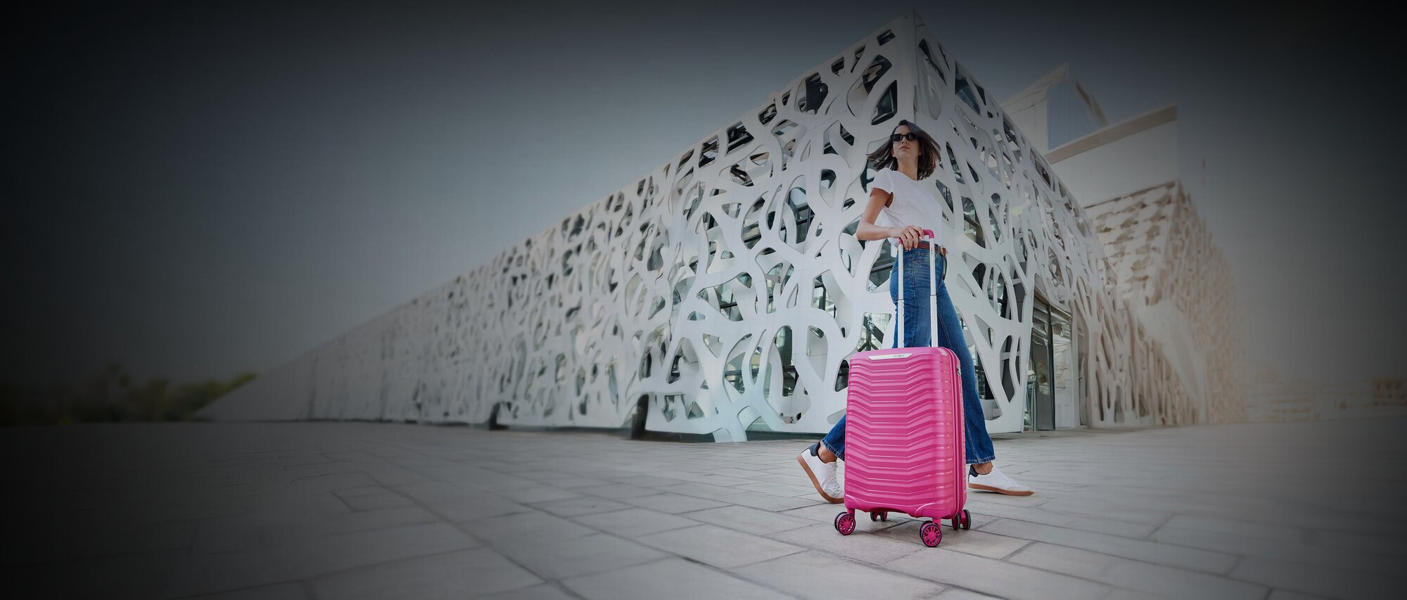 BON-X SAMSONITE MALETA ROSADA