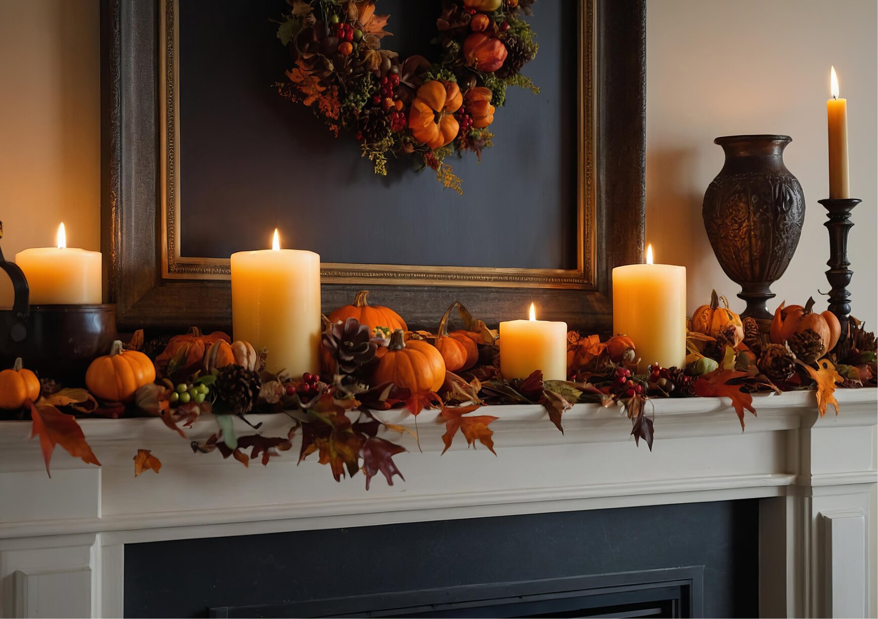 Thanksgiving Mantel Decorating Ideas