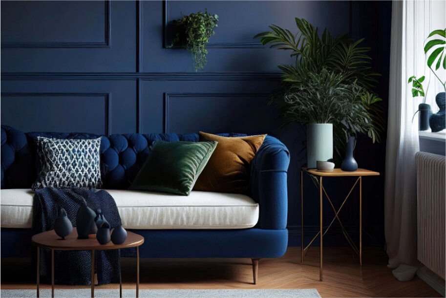 Navy Blue Home Decor