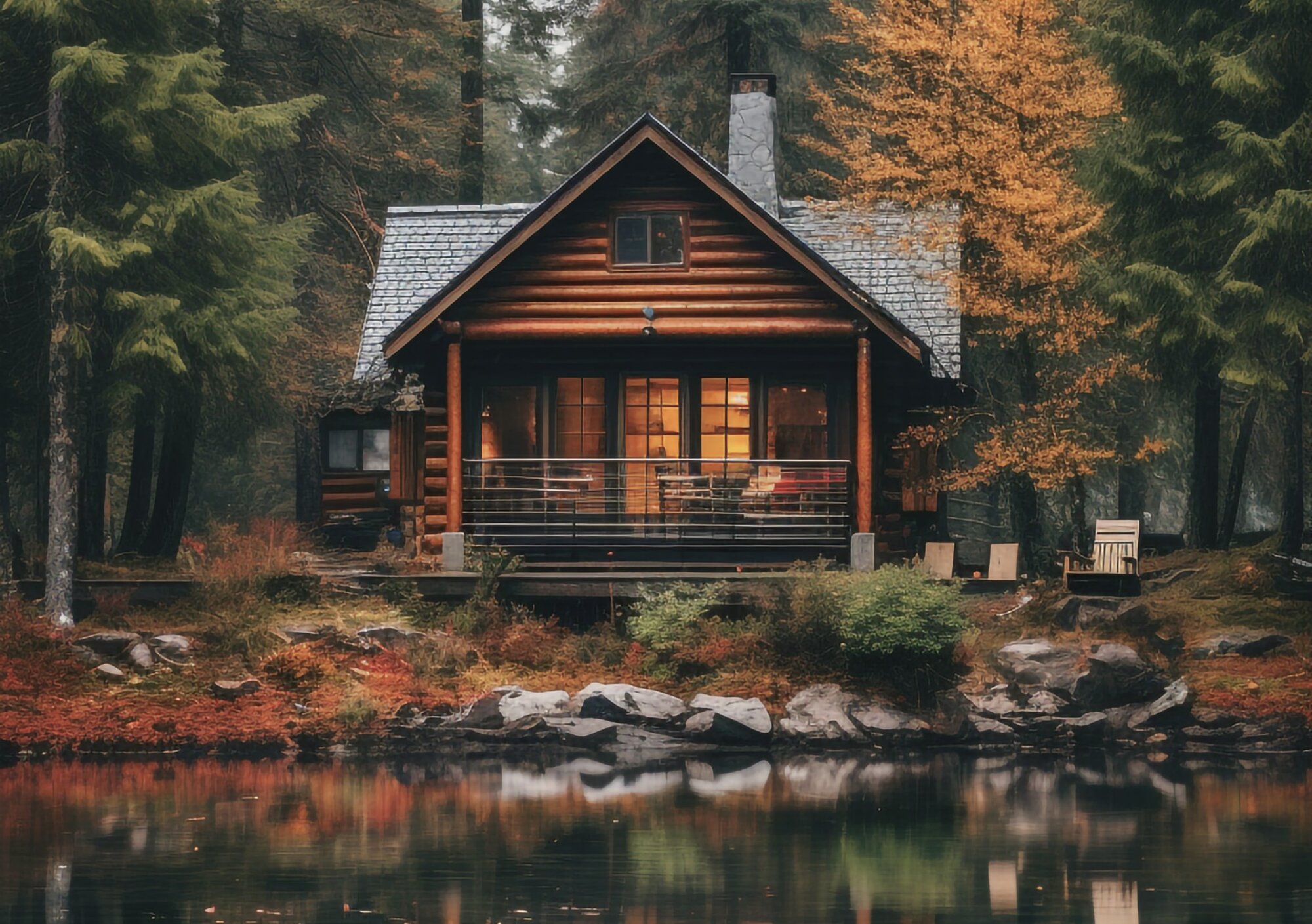 3 Fall Lake House Looks