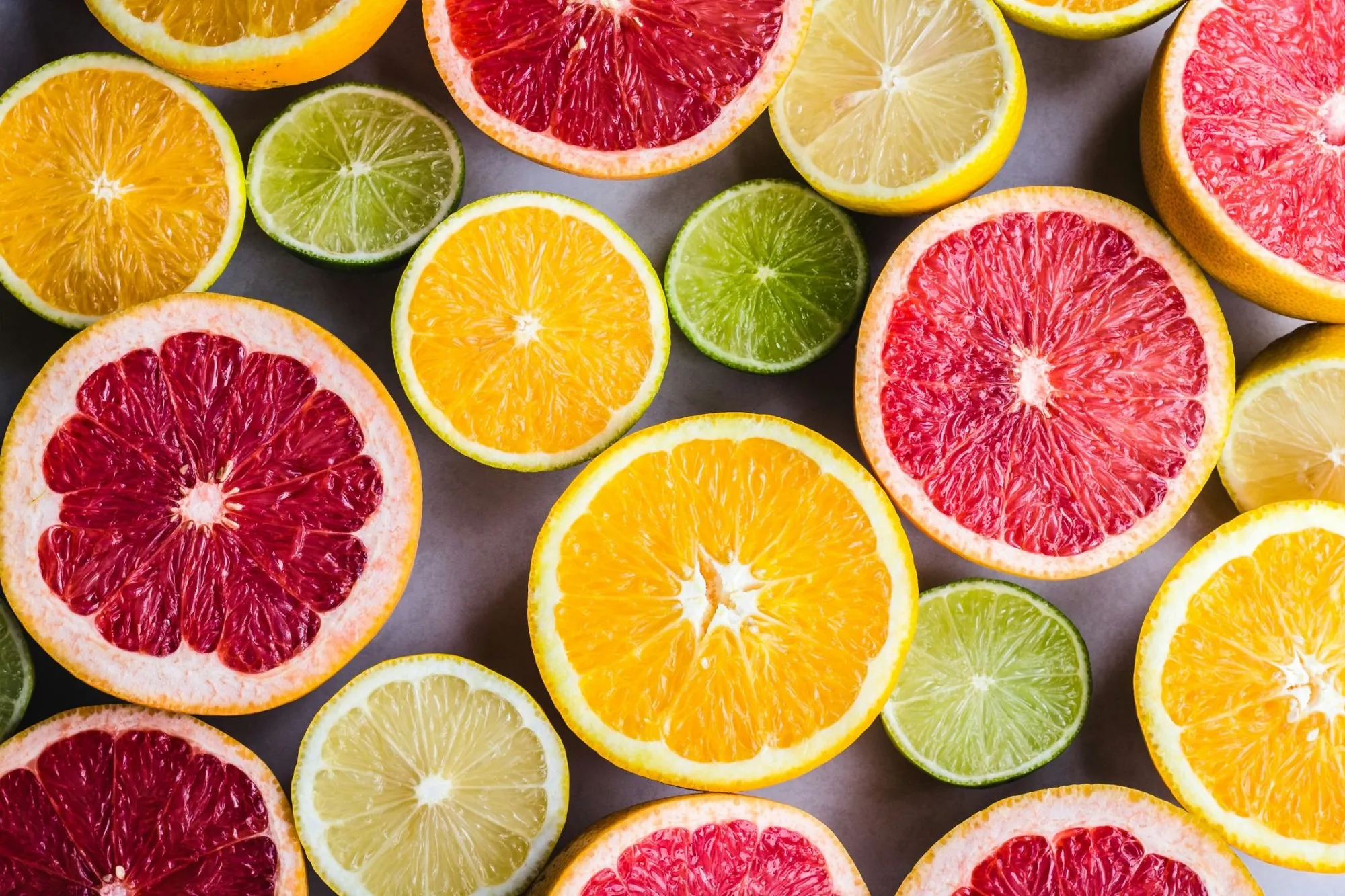 Fresh And Juicy Assorted Citrus Wheels