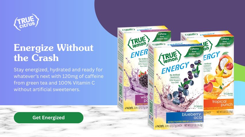 Energize Without The Crash With True Lemon Energy