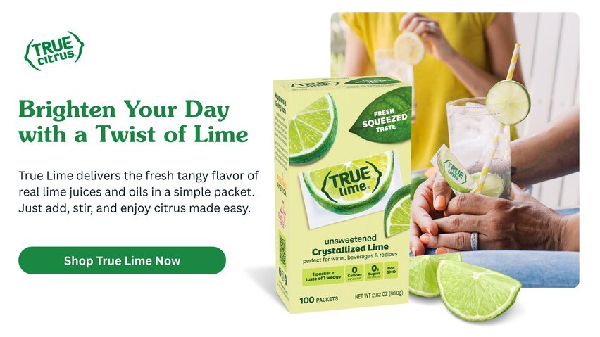 Brighten Your Day With A Twist Of Lime With True Lime Packets