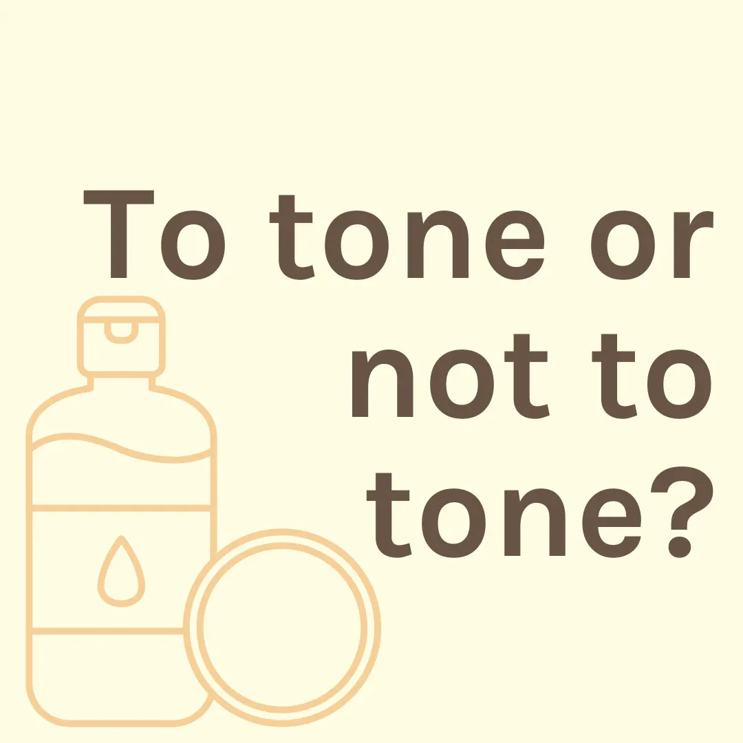 Graphic that says "To tone or not to tone?"