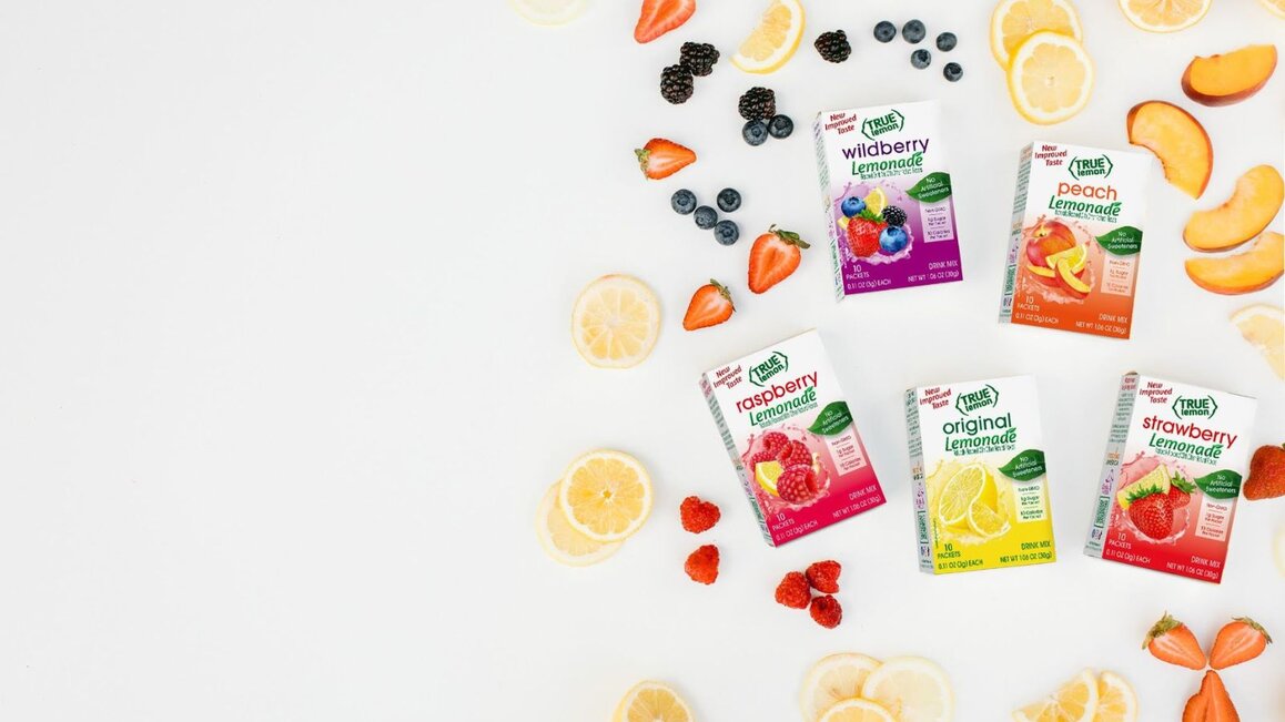 Various True Lemon Lemonade Flavors