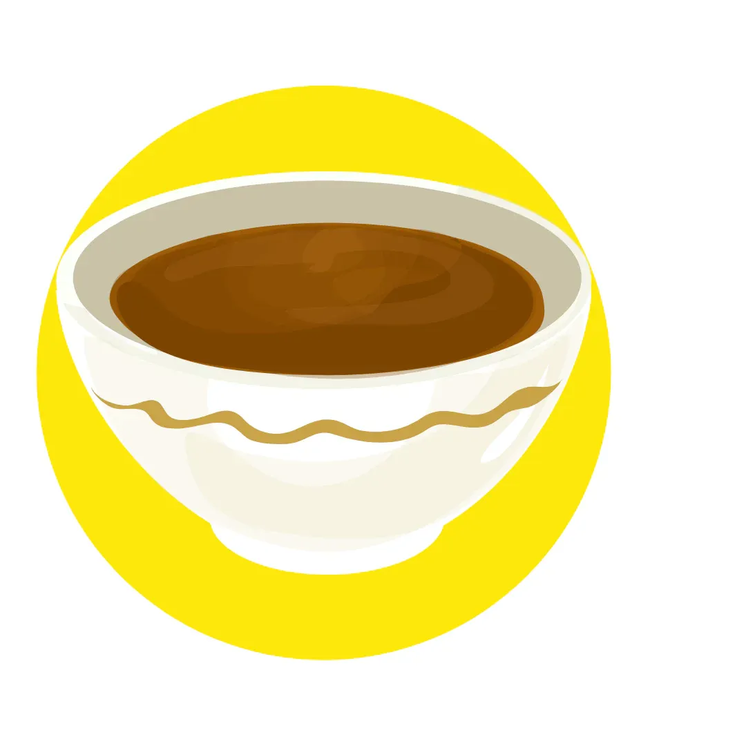 A graphic of bone broth.