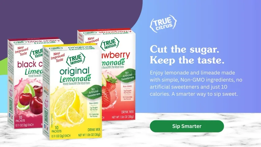 Drink Less Sugar With True Citrus Limeades & Lemonades