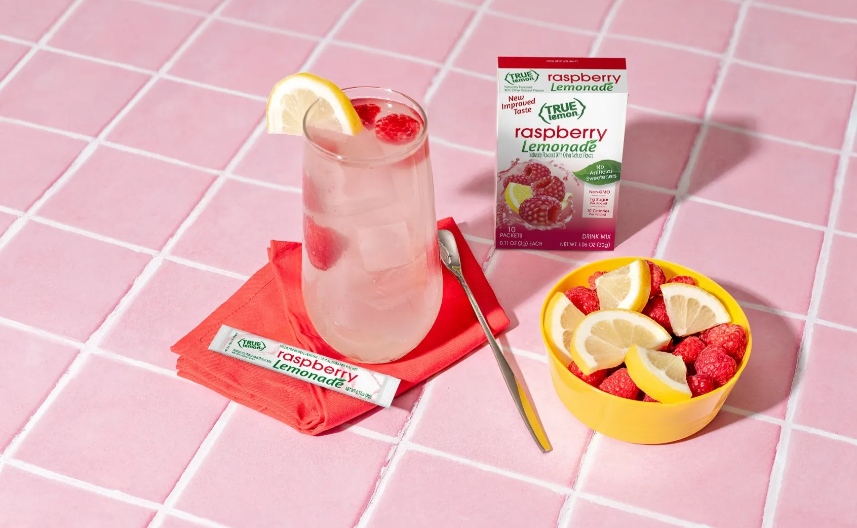 True Lemon Raspberry Lemonade