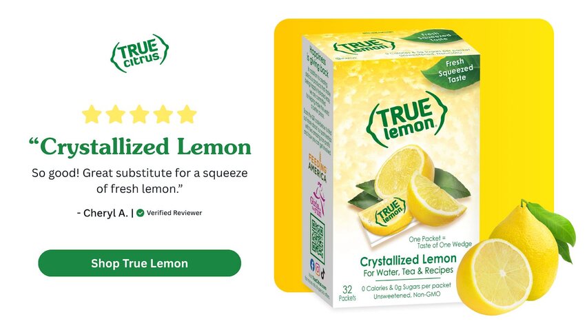 Choose True Lemon As A Substitute For Fresh Lemons