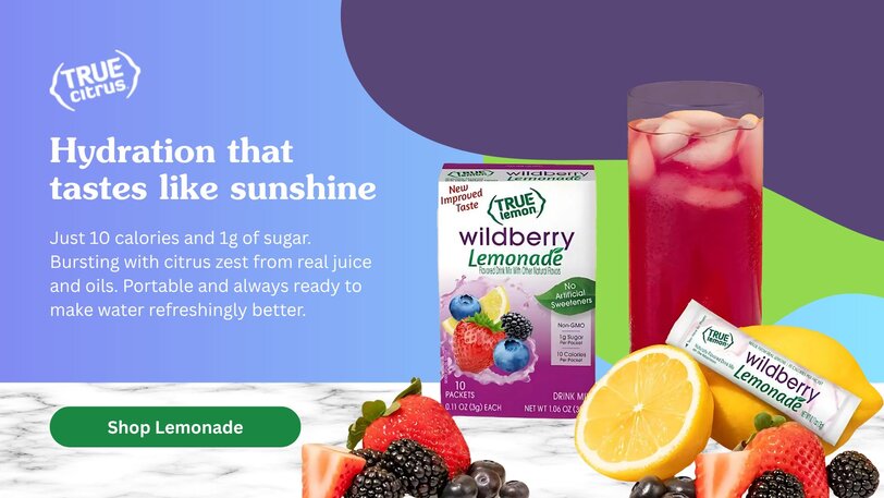 Drink More Water With True Citrus Lemonades & Limeades