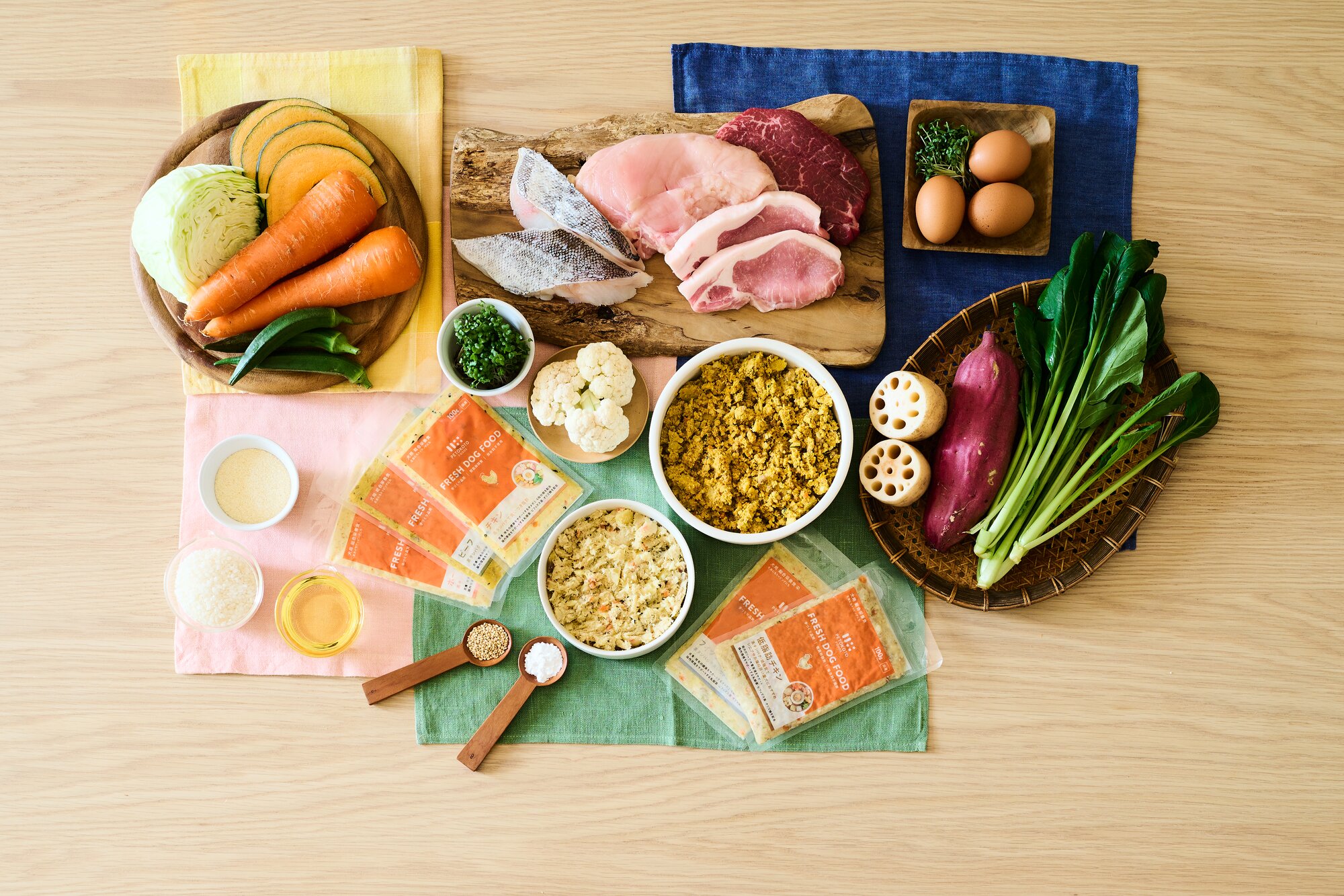 ペトコトフーズと食材