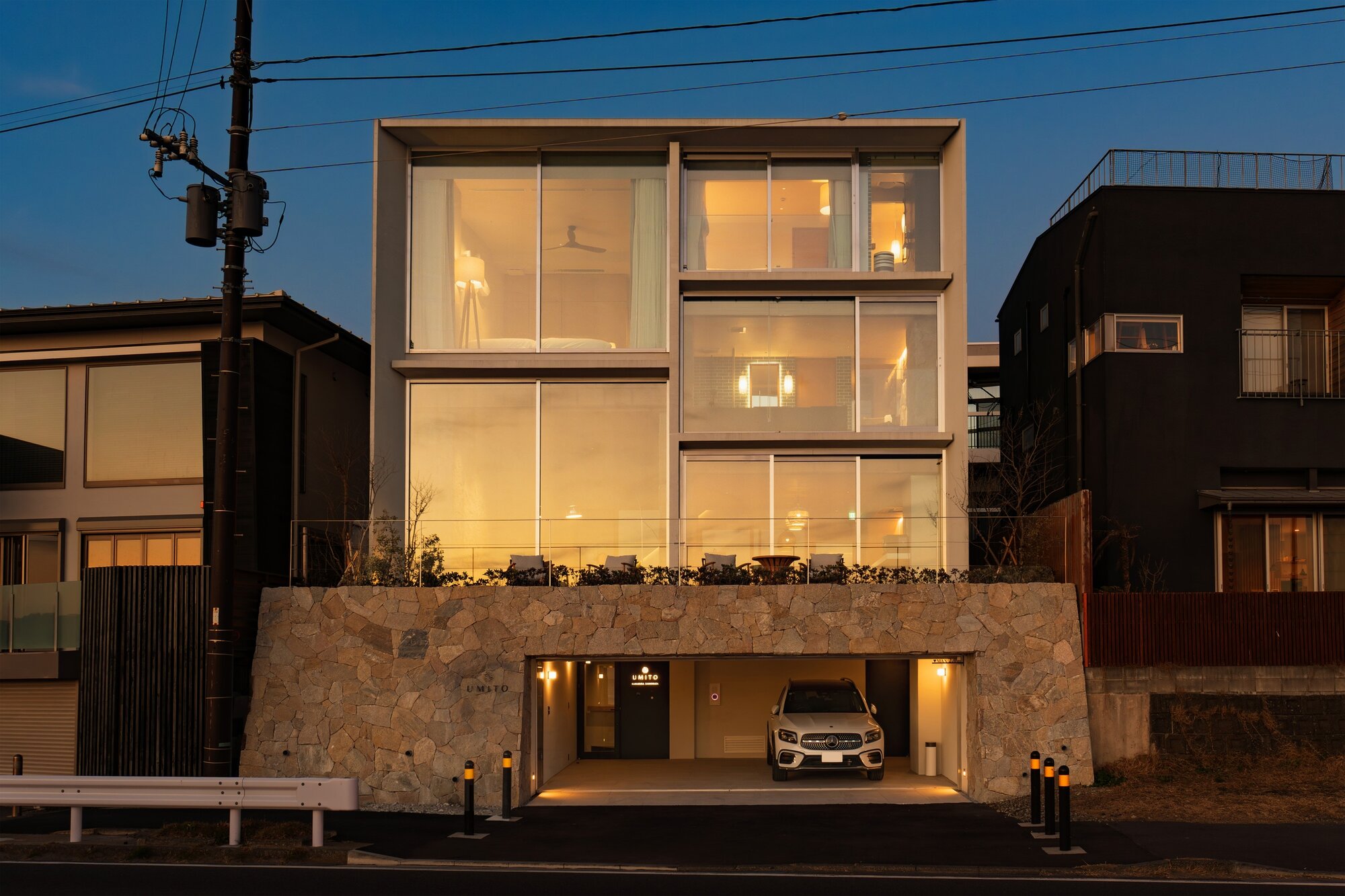 UMITO VILLA 鎌倉 材木座の外観