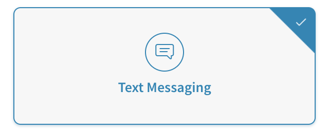 Text messaging sent to tracking numbers