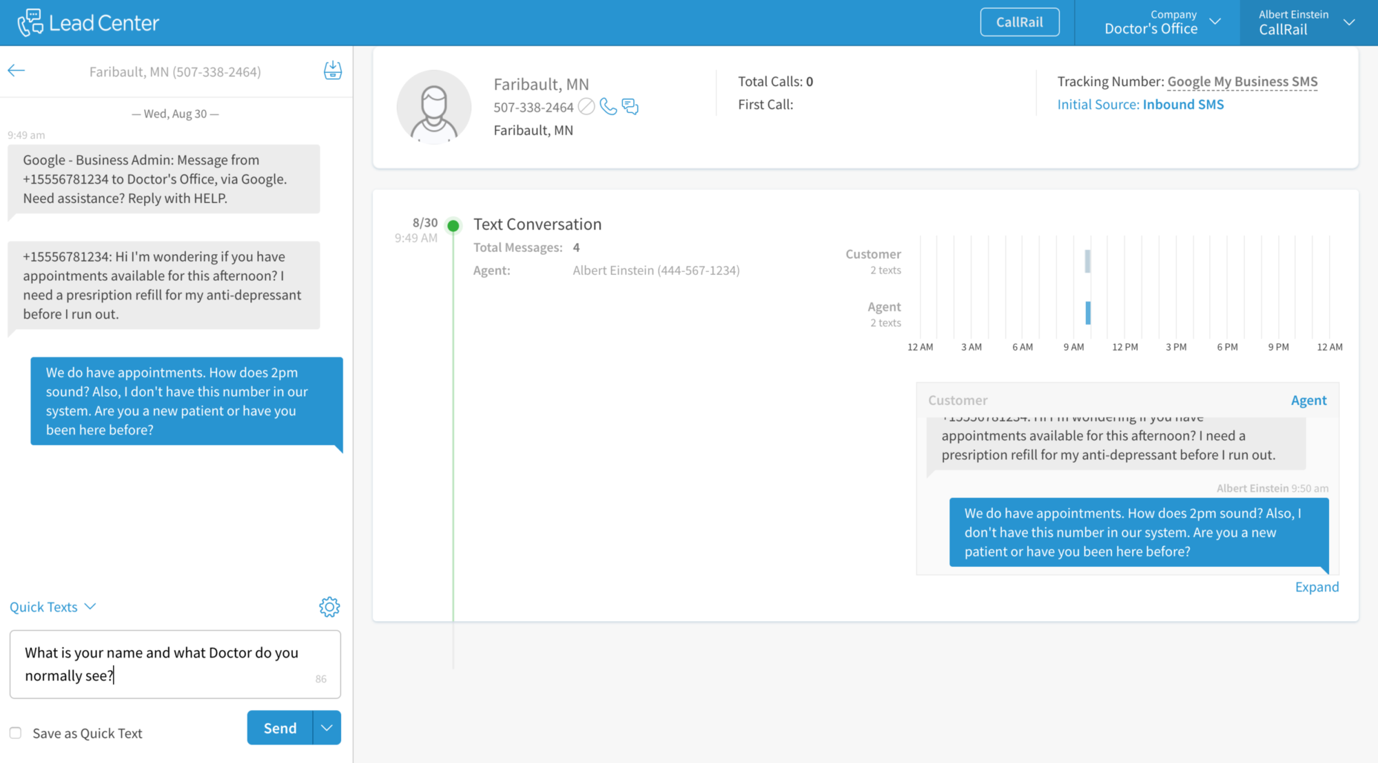 GMB-SMS-tracking-in-Lead-Center