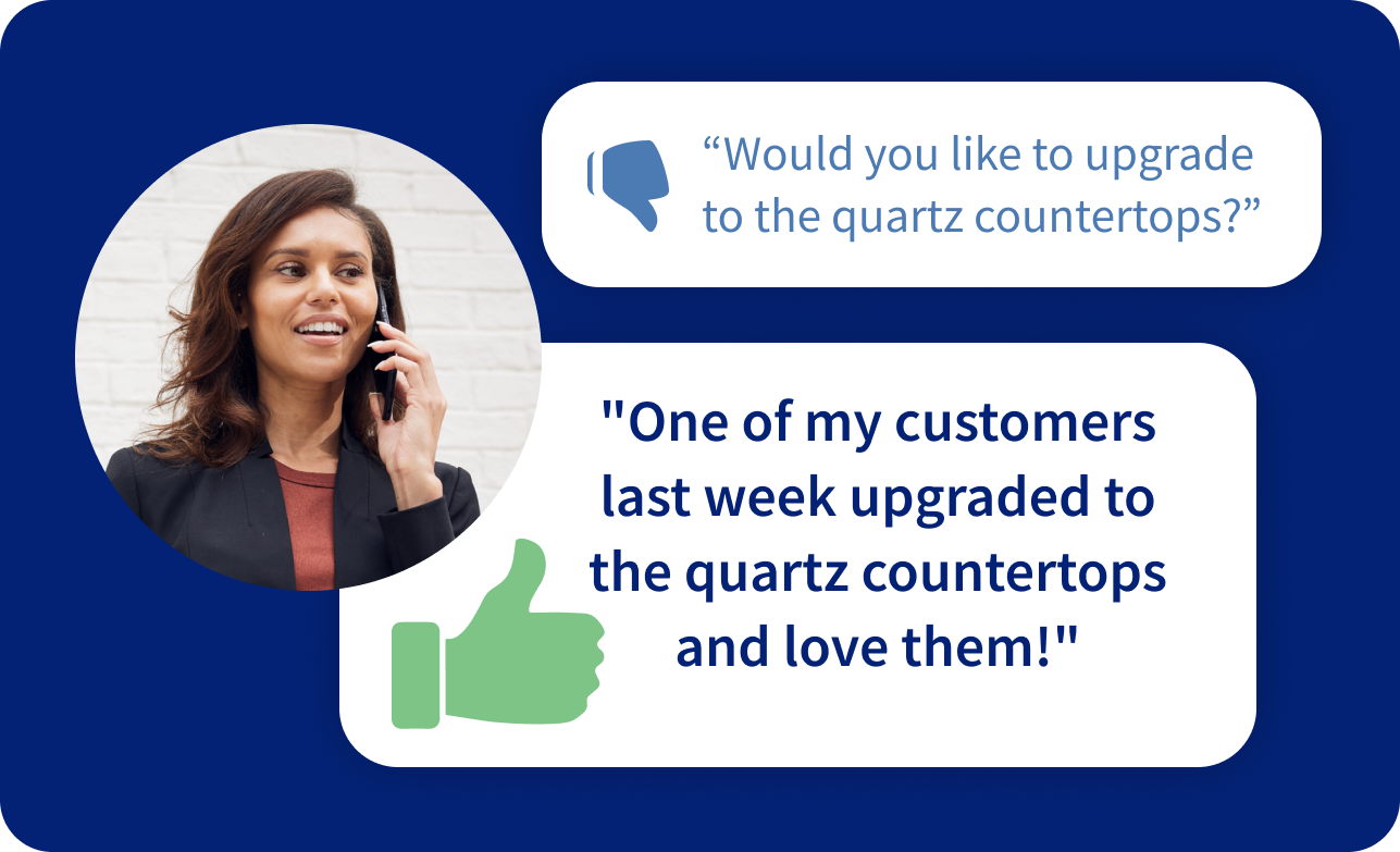 recommended statement to customer