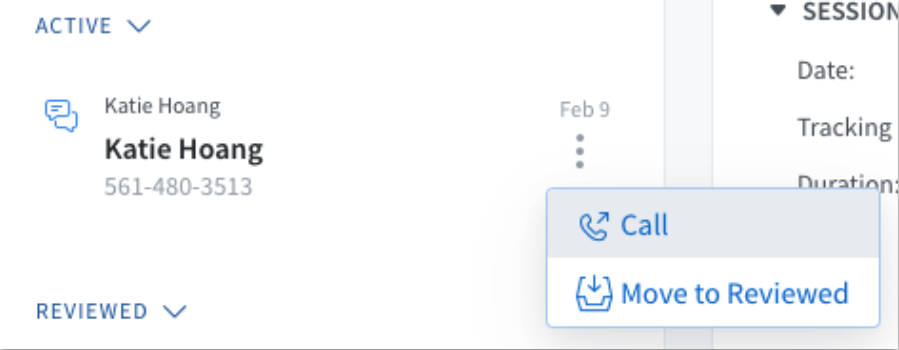 LC Inbox move to reviewed
