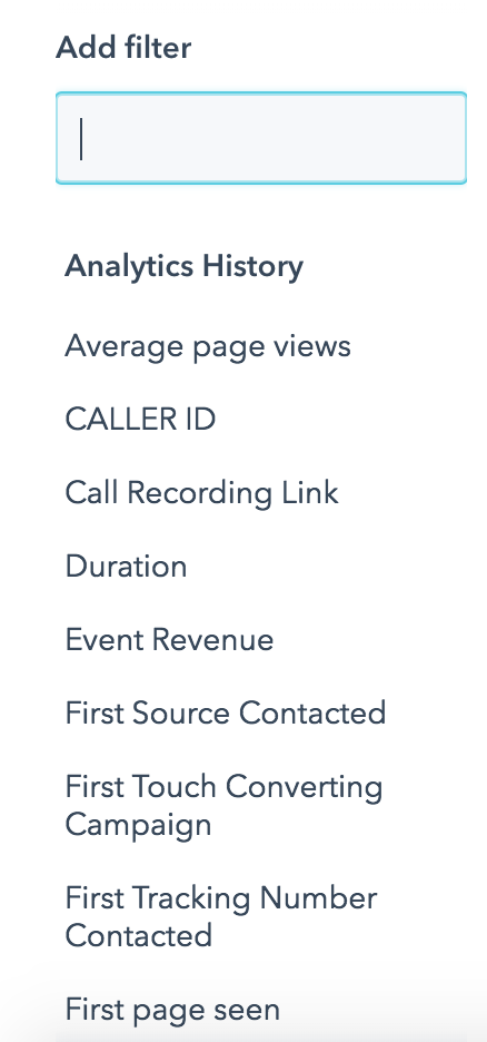 call analytics in hubspot platform