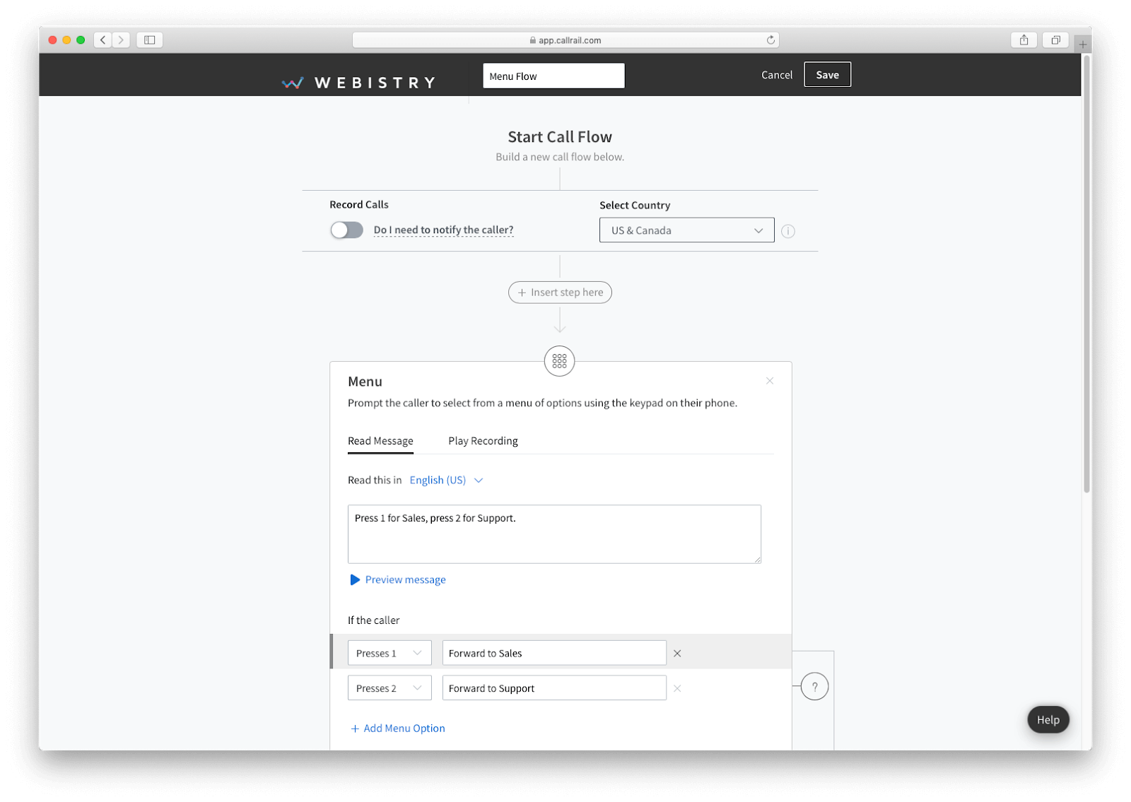 Menu-Flow-CallRail 