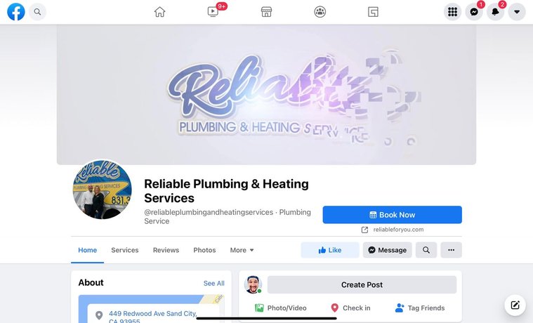 Reliable Plumbing customer review