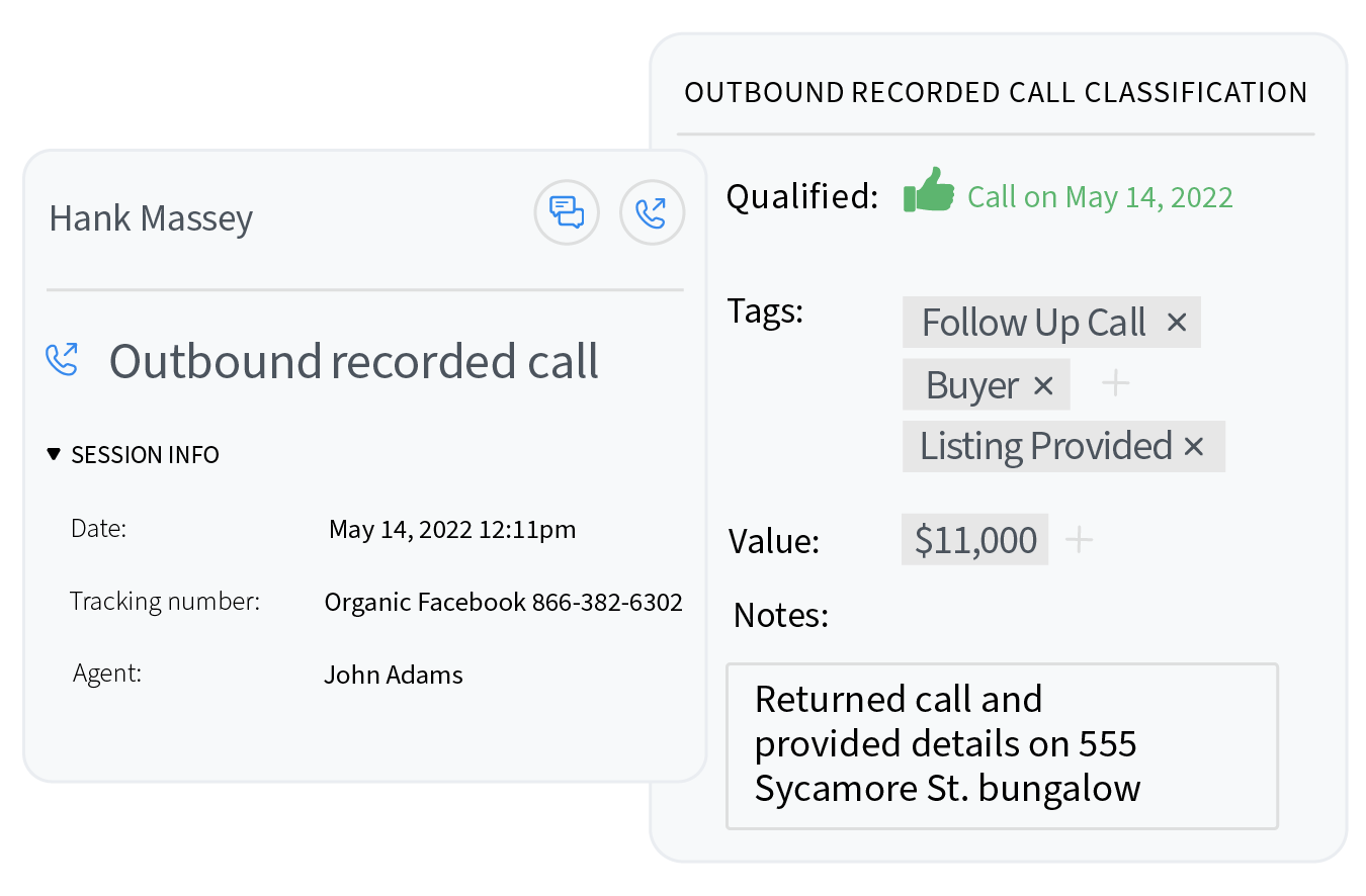 Outbound call recording in CallRail