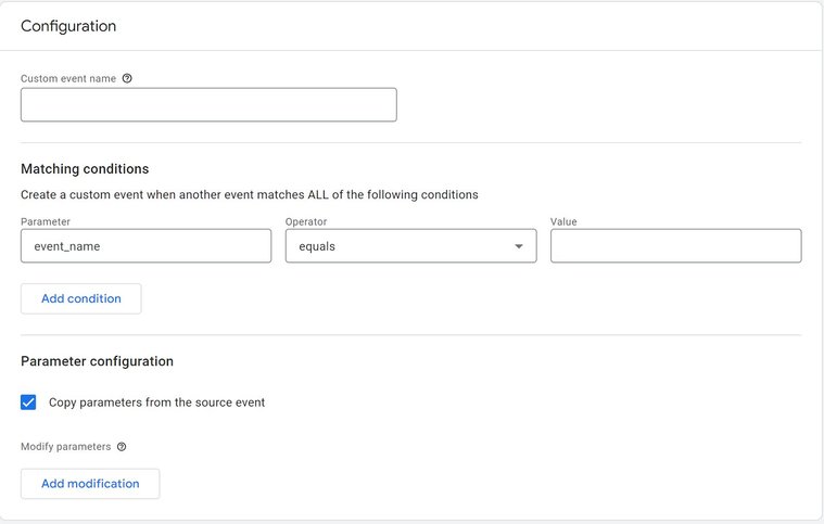 A screenshot of Google Analytics shows where to find the Event settings.