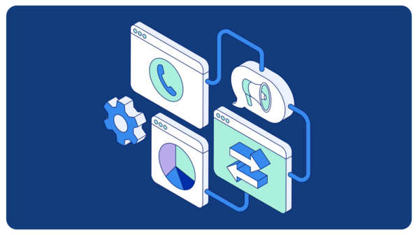 different integrations connected by wires