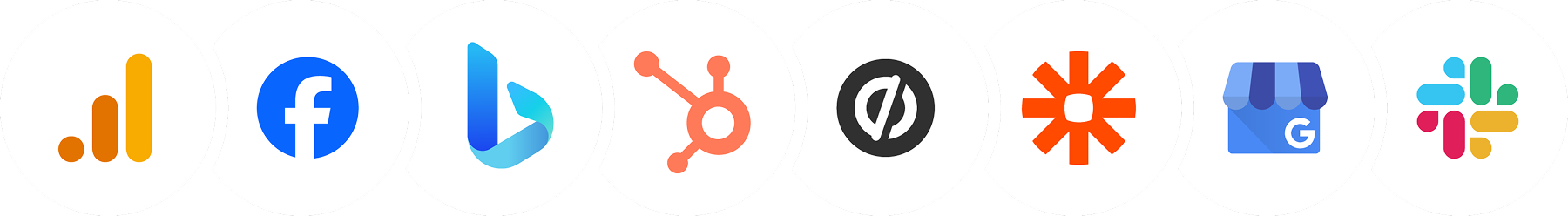collage of CallRail's featured integrations