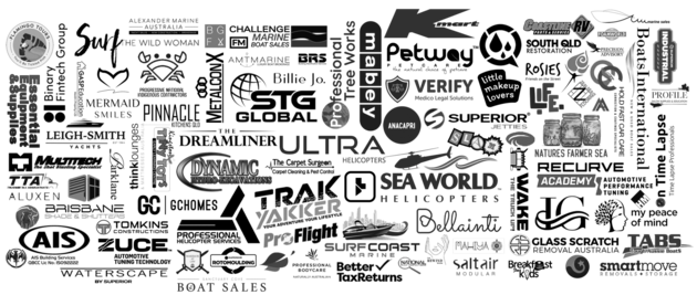 Media Booth client logo montage